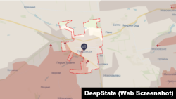 Покровськ на мапі DeepState станом на 3 листопада 2025 року
