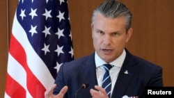 Secretarul american al Apărării, Pete Hegseth, a discutat la reuniunea liderilor din ASEAN (Asociația națiunilor din sud-estul Asiei), cu aliații din regiune.