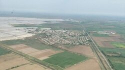 Наводнение после прорыва Сардобинской дамбы. Узбекистан, 1 мая 2020 года.