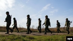 Боевики группировки «ДНР» покидают свои позиции возле Петровского. 7 октября 2016 года