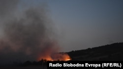 Архива - последиците од пожарот на преспаснкото крајбрежје во Долно Перово и Езерани. 