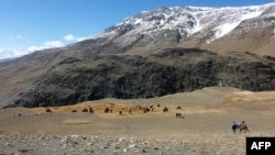 Памирлик кыргыздар байырлаган Вахан коридору. Ооганстан. Архивдик сүрөт.