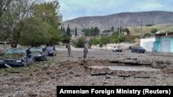 ویرانی‌های بجا مانده پس از درگیری آذربایجان و ارمنستان