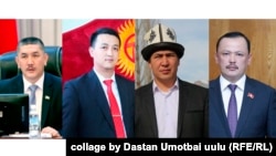 Слева направо: депутат Жогорку Кенеша Торобай Зулпукаров, акимы Ноокатского и Алайского районов ‒ Бакытбек Марипов и Алтынбек Болбур уулу, депутат Жогорку Кенеша Улан Примов.