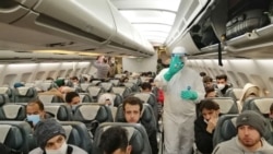 Иран өз жарандарын Кытайдын Ухань шаарынан чыгарып кетип жатат. 5-февраль, 2020-жыл.