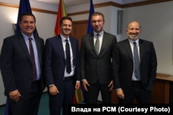 Хауард Лутник во посета на Скопје, 22 јули 2024 година