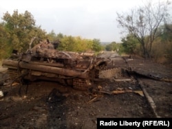 Новосветловка после боев. 2014 год