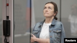 Alsu Kurmaševa na ročištu u sudu u Kazanu 31. maja 2024.