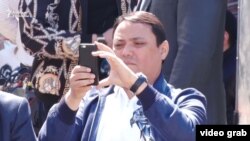 Райымбек Матраимов. Фото сделано 1 мая во время мероприятия, организованного братьями Матраимовыми в Кара-Сууйском районе.