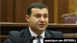 Armenia -Parliament deputy Narek Grigorian.