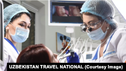 Одна из фотографий, которую используют официальные туристические сайты в Узбекистане для продвижения медицинского туризма 