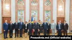 Guvernul Ion Chicu după depunerea jurământului, 14 noiembrie 2019