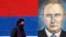 Një grua duke kaluar pranë një murali me portretin e presidentit rus, Vladimir Putin në Beograd. Fotografi ilustruese nga arkivi. 
