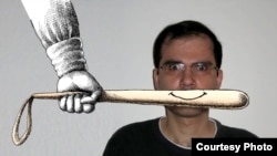 Iranian Mana Neyestani, shown here in one of his works, now lives in exile in France.