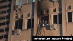 Un incendiu puternic a izbucnit anul trecut la Piatra Neamț