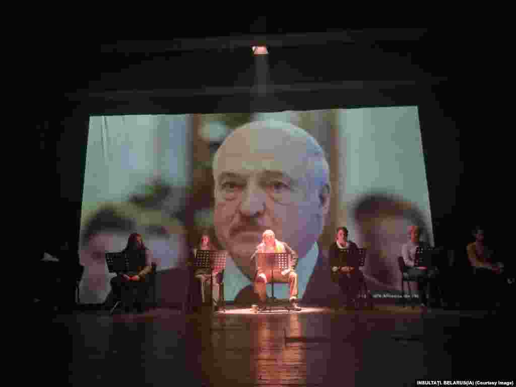Aleksandr Lukașenko este din 20 iulie 1994 președintele Belarusului. El este numit și &bdquo;ultimul dictator al Europei" pentru modul autoritar în care conduce fostul stat sovietic. În societatea bielorusă are titlul neoficial "Tătuca", o trimitere directă la I.V. Stalin.&nbsp; (Foto: teatru Constanța)