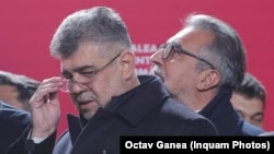 Liderul PSD, Marcel Ciolacu, aparent neconsolat în fața înfrângerii, în noaptea alegerilor, 24 spre 25 noiembrie 2024. Renumărarea voturilor i-ar putea aduce reintrarea în turul II al prezidențialelor.