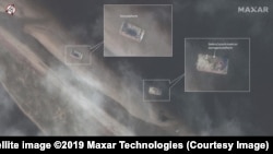Спутниковый снимок, сделанный 18 августа 2019 года