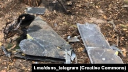 Resturi ale unei drone rusești. Fotografie generică.