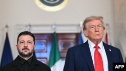 Володимир Зеленський і Дональд Трамп під час зустрічі у Вашингтоні, серпень 2025 року