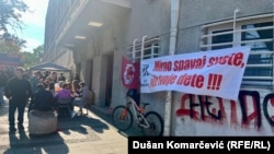 Podršku učenicima dali su i pojedini zborovi građana, 14. oktobar 2025.