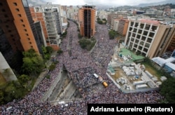 23 იანვარს კვლავ ათიათასობით ვენესუელელი გავიდა ქუჩებში.