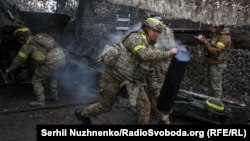 Artileria ucraineană, în apropiere de Kupiansk, luna mai, 2025