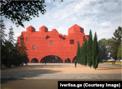 ასე გამოიყურება დაგეგმილი ცენტრის პროექტი, რომელიც საზოგადოება ივერიისას გვებსაიტზეა გამოქვეყნებული