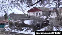 Armenia - A view of houses in Khoznavar village in Syunik region, January 26, 2019.