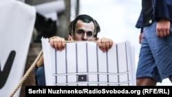 Акція на підтримку засудженого в Росії українського режисера Олега Сенцов