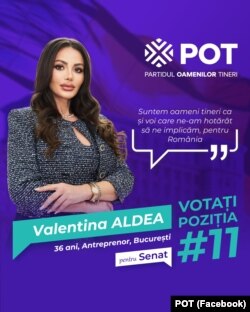 Senatoarea POT de București, Valentina Aldea, a fost acuzată că a făcut videochat.