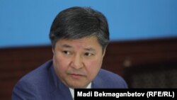 Жакип Асанов в бытность генеральным прокурором Казахстана.