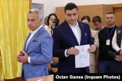 Călin Georgescu și George Simion au mers la vot împreună.
