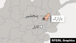 ولایت پنجشیر در نقشه افغانستان