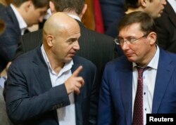 Народний депутат Ігор Кононенко та генеральний прокурор Юрій Луценко