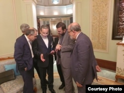 هیئت ایرانی حاضر در نشست مسقط