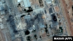 Satelitska slika koju je 22. juna objavio Maxar Technologies prikazuje štetu nakon američkih napada na postrojenje za obogaćivanje urana Isfahan u centralnom Iranu.