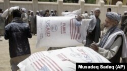 د امریکا مرسته شوي اوړه چې نور نشته