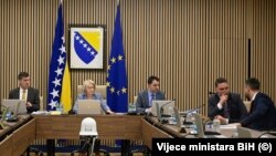 Vijeće ministara BiH na sjednici u Sarajevu, 15. aprila 2025.