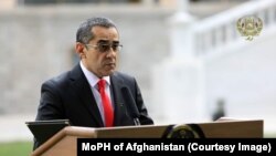  احمد جواد عثمانى وزیر صحت عامه افغانستان. 