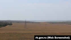 Земельный участок в Сакском районе, который выделили в пользование комбинату ФГУП «Гвардейский». Скриншот со станицы сайта rk.gov.ru