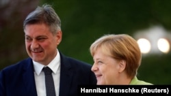 Njemačka kancelarka Angela Merkel i predsjedavajući Vijeća ministra BiH Denis Zvizdić u Berlinu