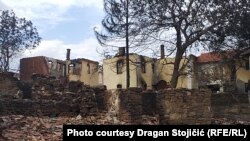 Posledice požara u selu Žitni Potok kod Prokuplja, Srbija, 9. jul 2025. 