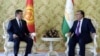 Кыргыз президенти Сооронбай Жээнбеков менен тажик президенти Эмомали Рахмондун жолугушуусу. 26-июль, 2019-жыл.