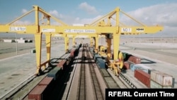  Сухой порт Хоргос близ казахстанско-китайской границы. Иллюстративное фото