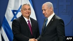 Orbán Viktor és Benjámin Netanjáhú 2025. április 3-án Budapesten