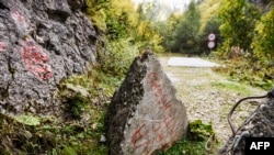 Čakor na granici Crne Gore i Kosova 