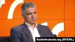 Вадим Пристайко, надзвичайний і повноважний посол України, ексміністр закордонних справ України в студії Радіо Свобода. Київ, 30 квітня 2025 року