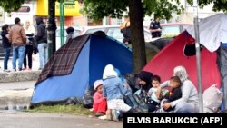 ارشیف: په بوسنیار کې یو شمېر کډوال