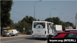 Маршрутка в Феодосии, архивное фото 